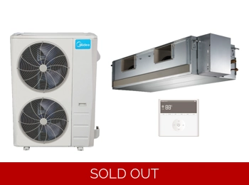 Midea 60K-Btu 17 SEER2 Ducted Mini Split H-Heat Pump (-22°F) 10.3 EER/8.4 HSPF (R410a)